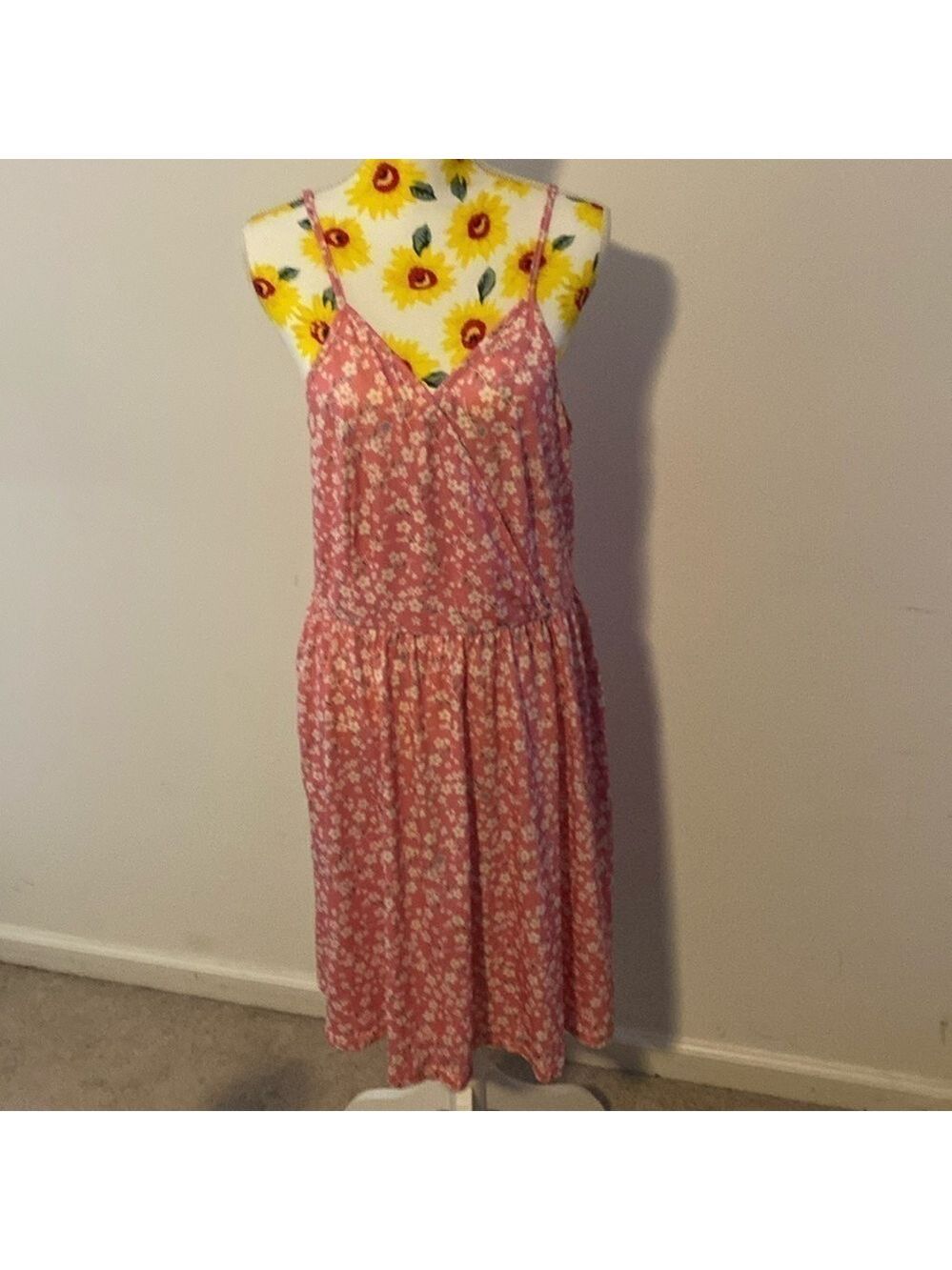Styleworld Pink White Summer Dress XL - Picture 2 of 6